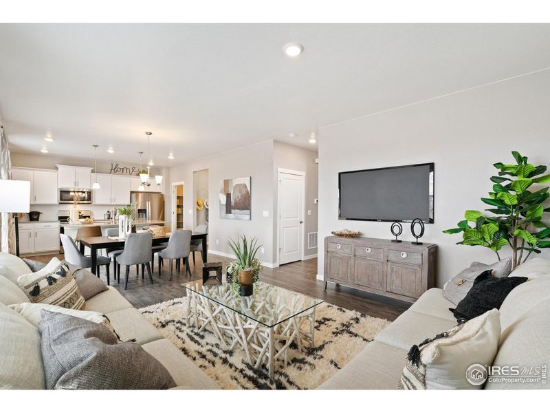 Furnished interior view inside a new home in Fossil Creek Ranch, Windsor (Image 17).