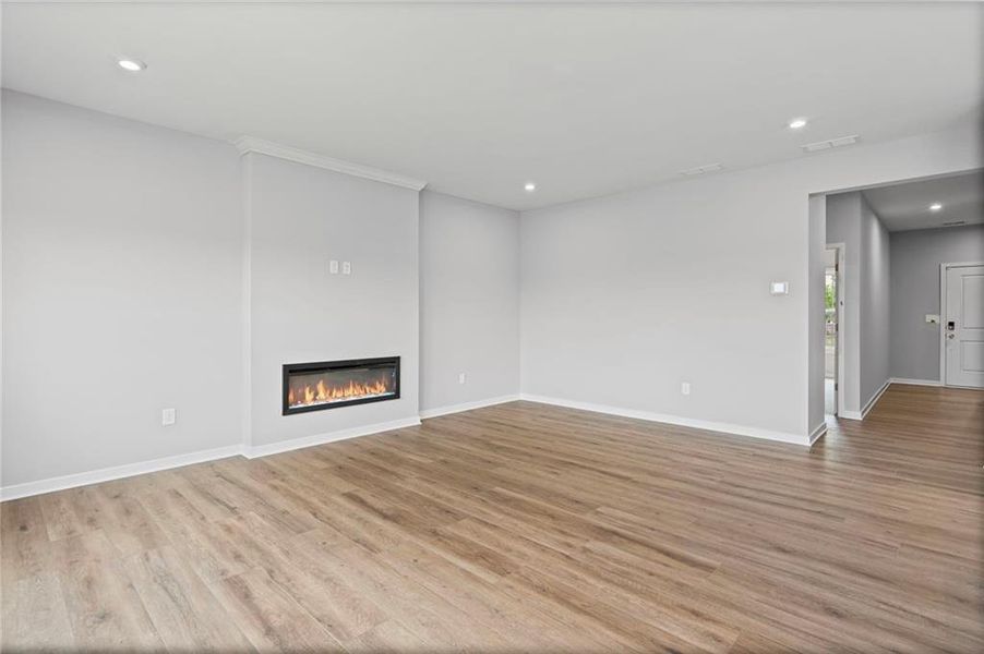 Spacious, unfurnished interior of a new home in Crossvine Estates, Braselton (Image 41).