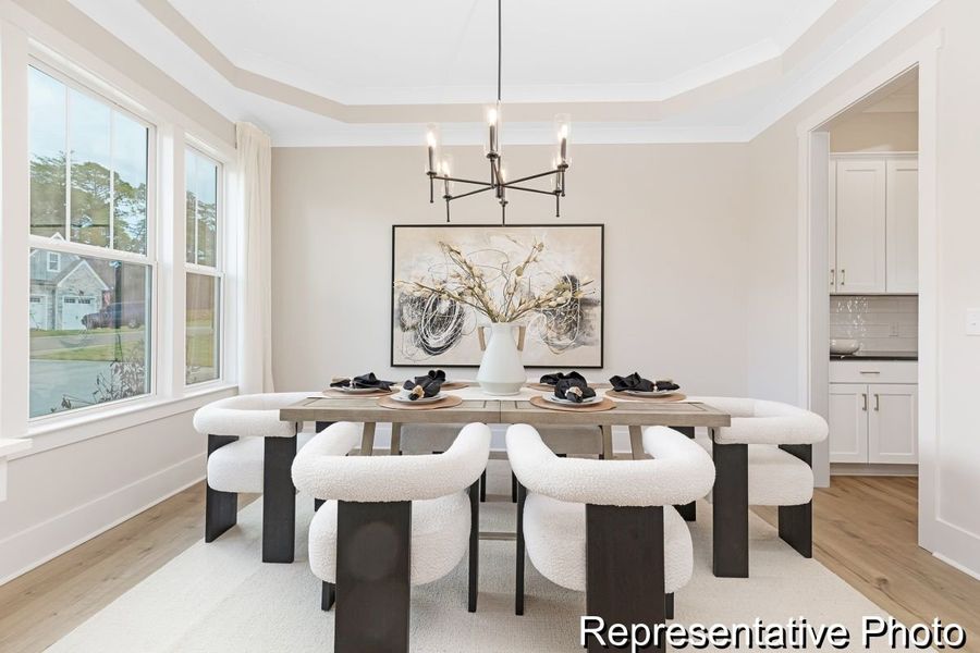 Furnished interior view inside a new home in Edgewater - Harbor Pointe, Lancaster (Image 20).