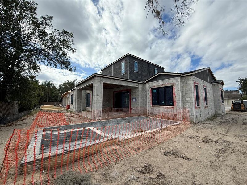 In-progress construction of a new home in , Winter Park, FL (Image 14). In-progress construction of a new home in , Winter Park, FL (Image 14).