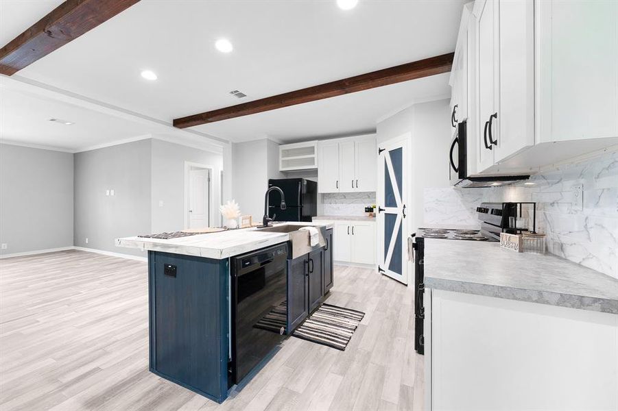 Furnished interior view inside a new home in , Gilmer (Image 5). Furnished interior view inside a new home in , Gilmer (Image 5).