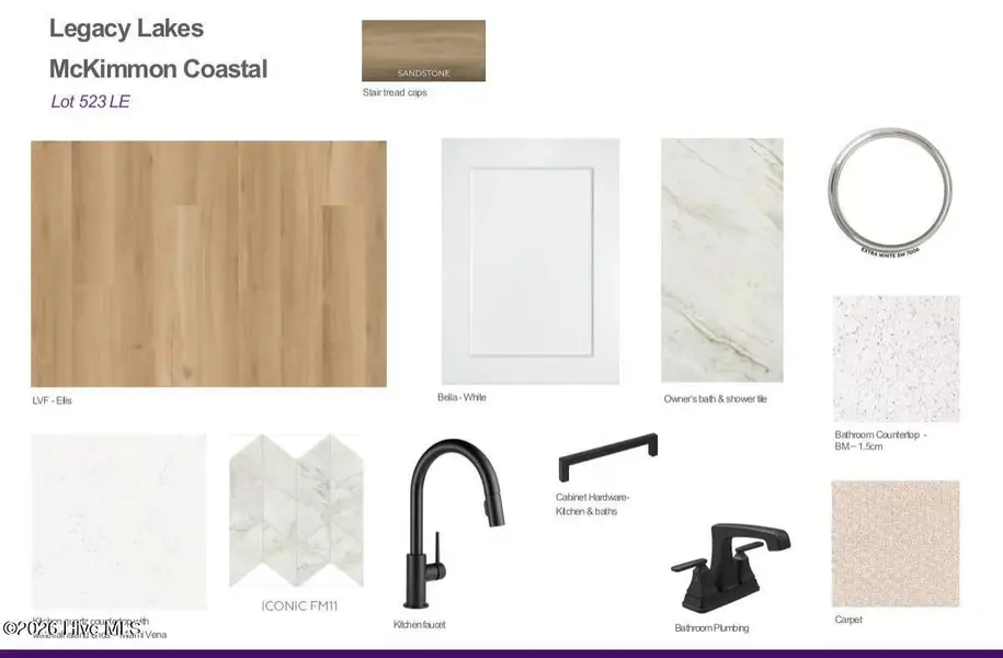 Sample of building materials used in homes in Legacy Lakes, Aberdeen (Image 4).