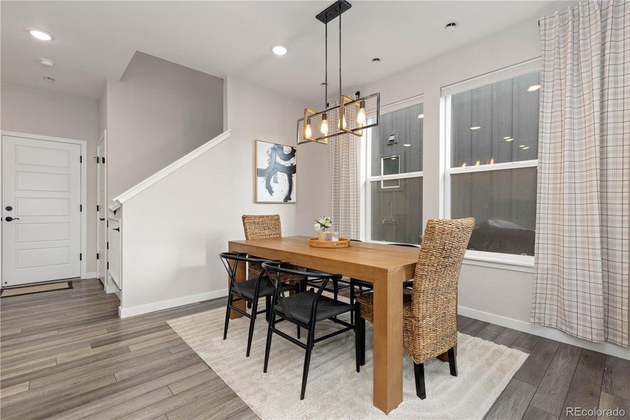 Furnished interior view inside a new home in , Littleton (Image 15).