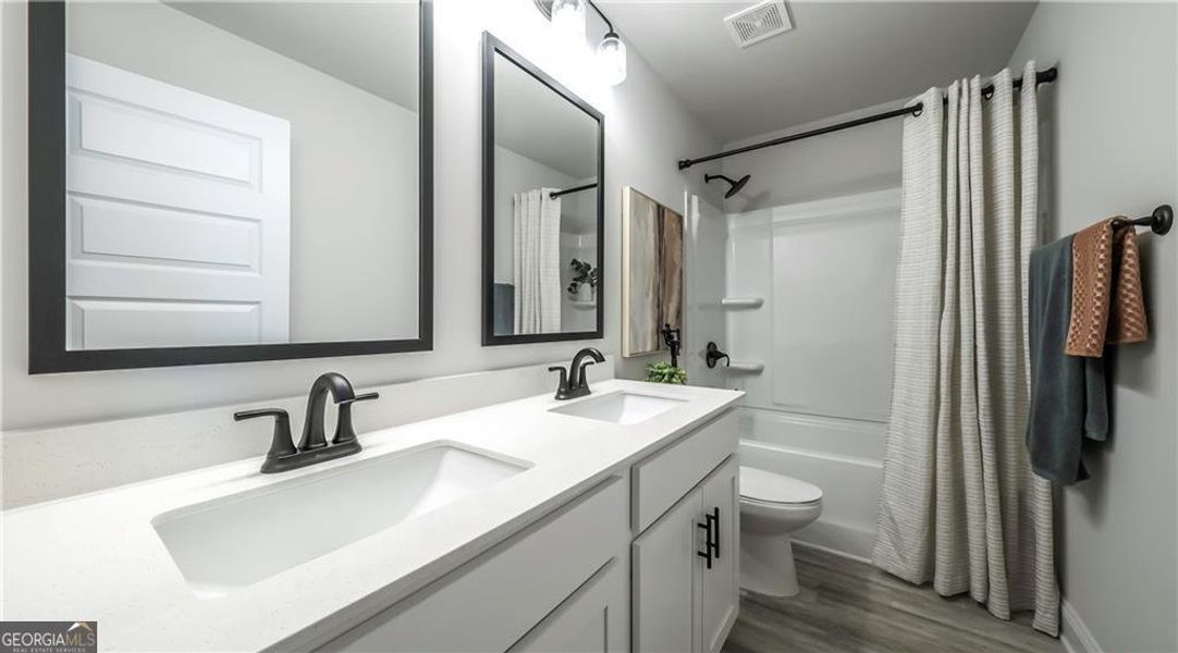 Furnished interior view inside a new home in Canterbury Villas, Carrollton (Image 19).