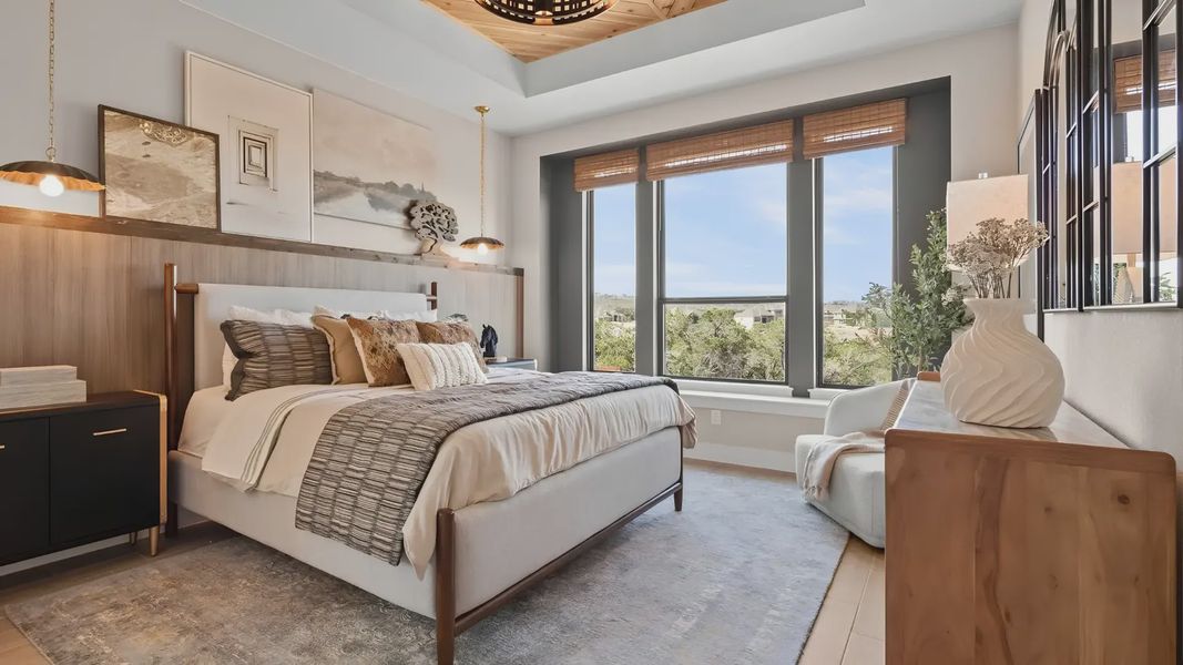 Representative furnished interior of a home built from the Melody by Chesmar Homes in Newhaven, Manor (Image 11).