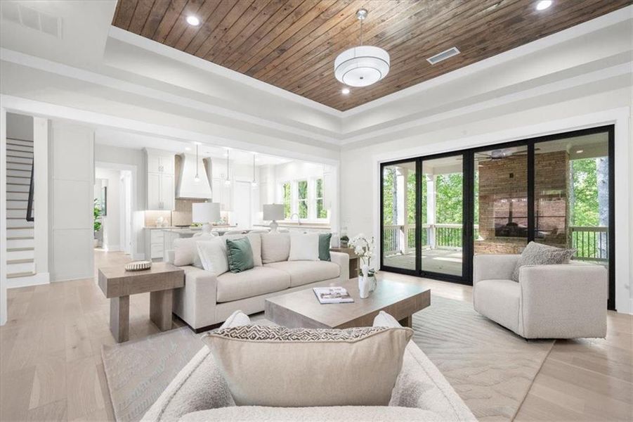 Furnished interior view inside a new home in , Gainesville (Image 41).