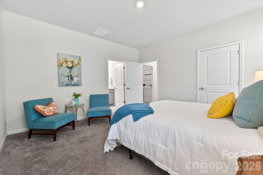 Furnished interior view inside a new home in Esplanade at Northgate, Indian Trail (Image 7).