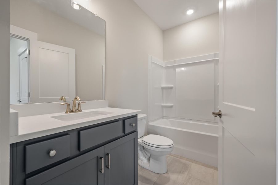 Furnished interior view inside a new home in The Bluffs at Pinefield Townhomes, Charleston (Image 12).