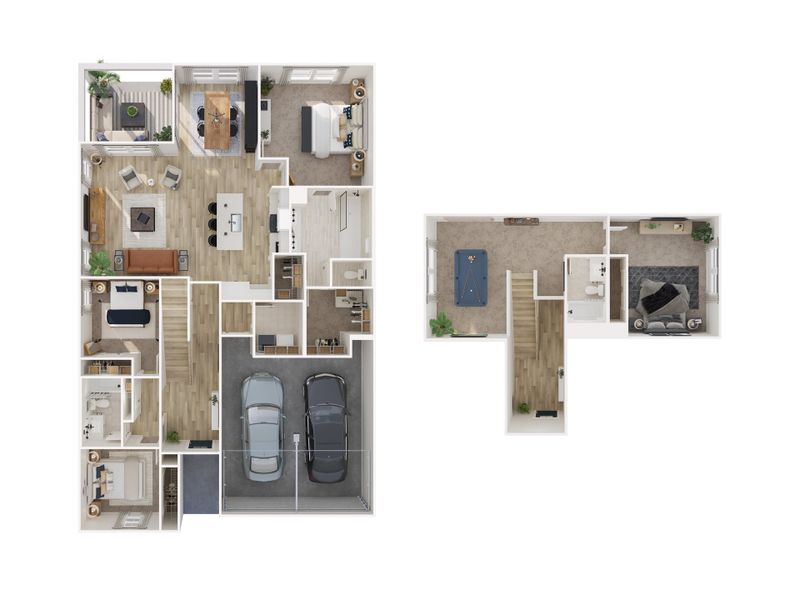 2D floor plan layout for the Carolina by Meritage Homes in Mission Hills, La Vergne, TN (Image 4). 2D floor plan layout for the Carolina by Meritage Homes in Mission Hills, La Vergne, TN (Image 4).