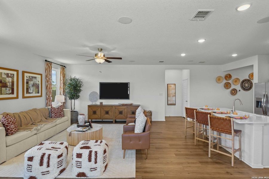 Furnished interior view inside a new home in Royal Crest, San Antonio (Image 9).