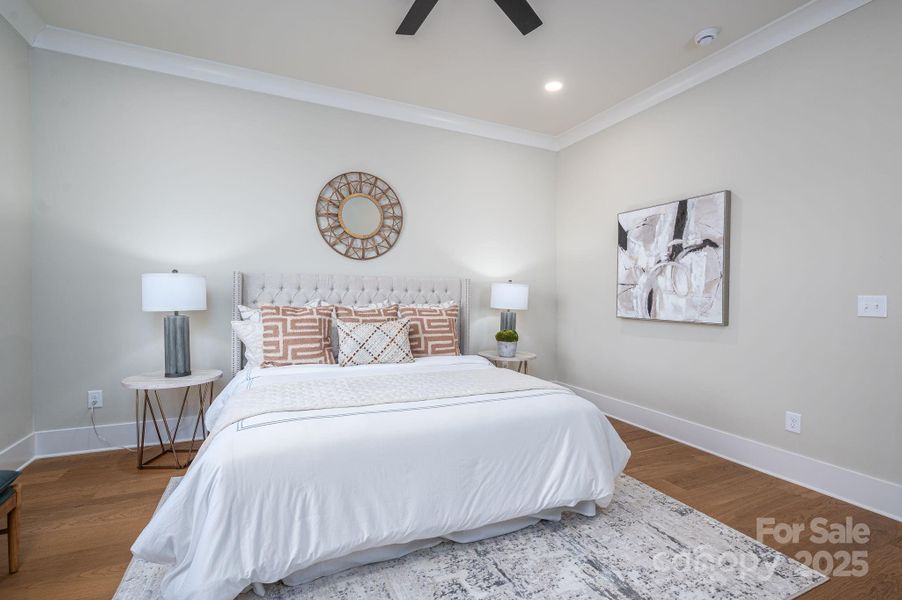 Furnished interior view inside a new home in , Belmont (Image 38).