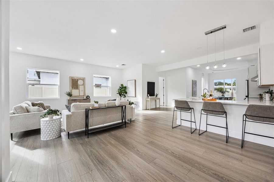 Furnished interior view inside a new home in , Orlando (Image 14).