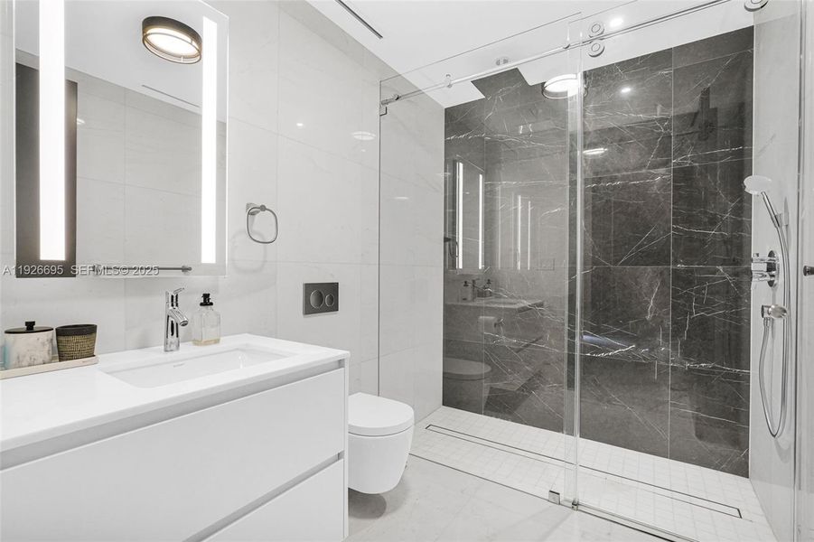 Furnished interior view inside a new home in , Miami (Image 45).