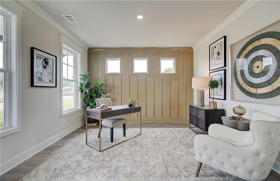 Furnished interior view inside a new home in Fowler Farms, Auburn (Image 33).
