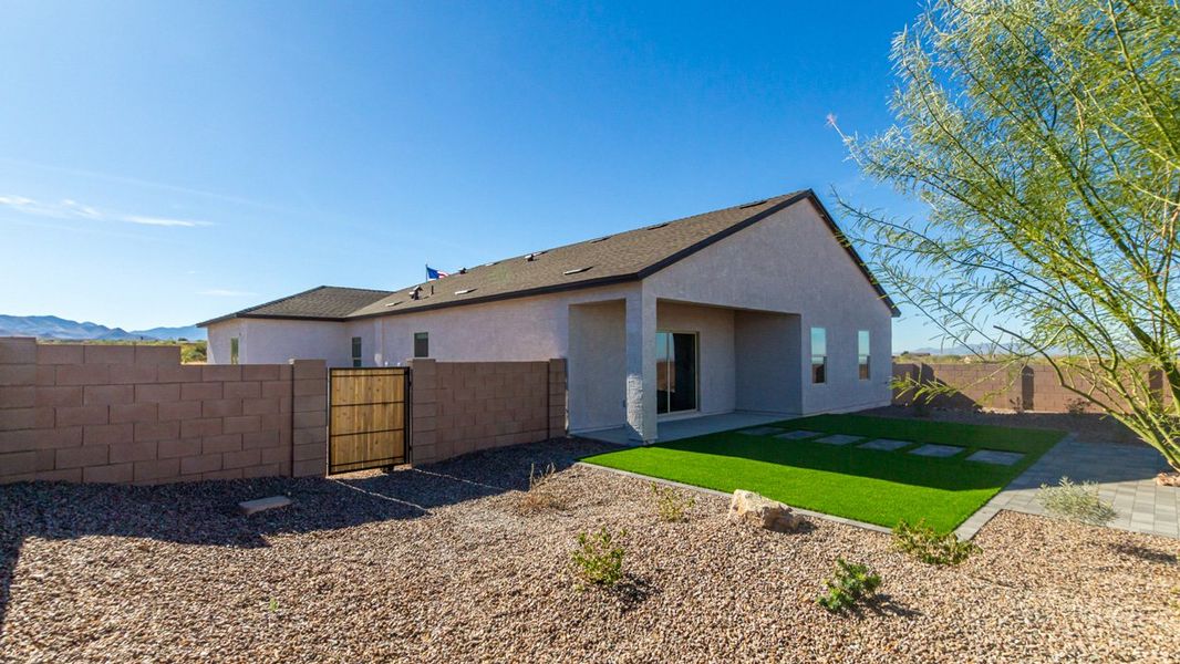 Representative exterior photo of a completed home built from the Kingston by D.R. Horton in Sycamore Vista, Vail, AZ (Image 22).