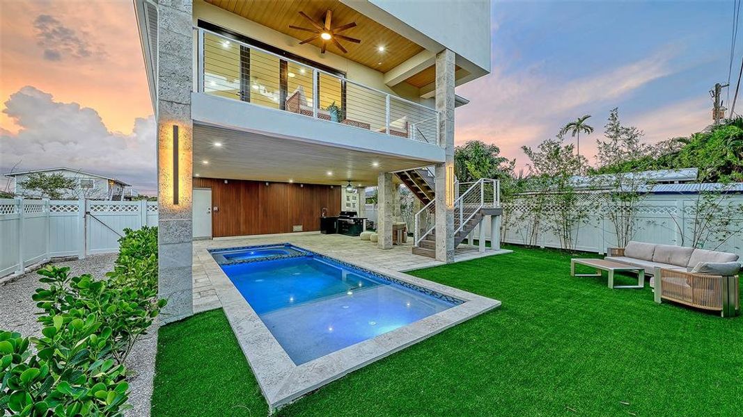 Exterior details and patio area of a home in , Holmes Beach (Image 33). Exterior details and patio area of a home in , Holmes Beach (Image 33).