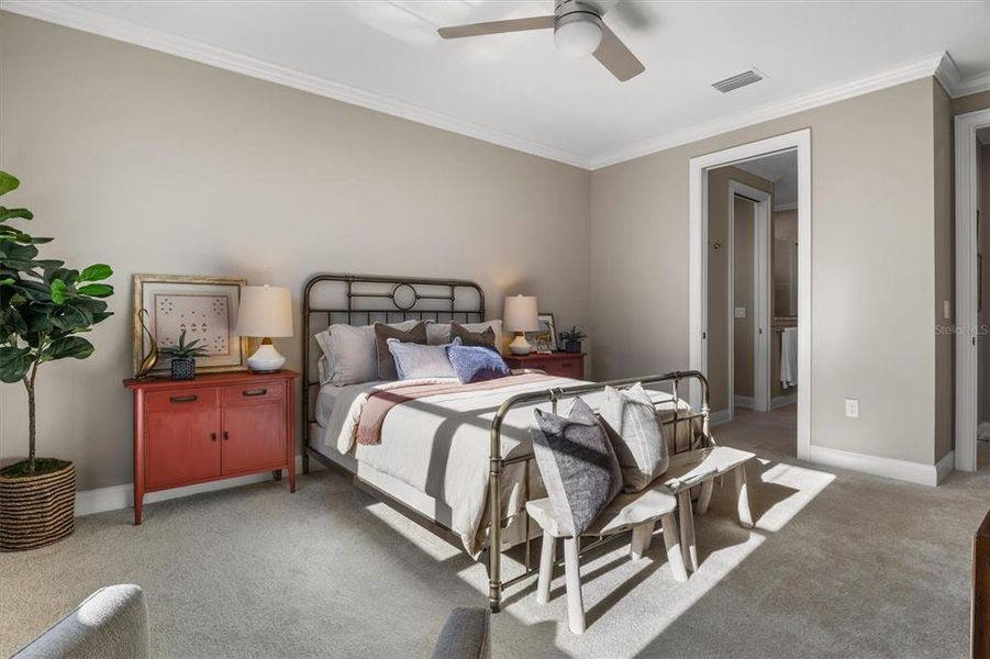 Furnished interior view inside a new home in Lake James, Lakeland (Image 8).
