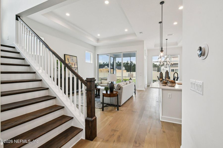 Furnished interior view inside a new home in Nocatee, Ponte Vedra (Image 8).