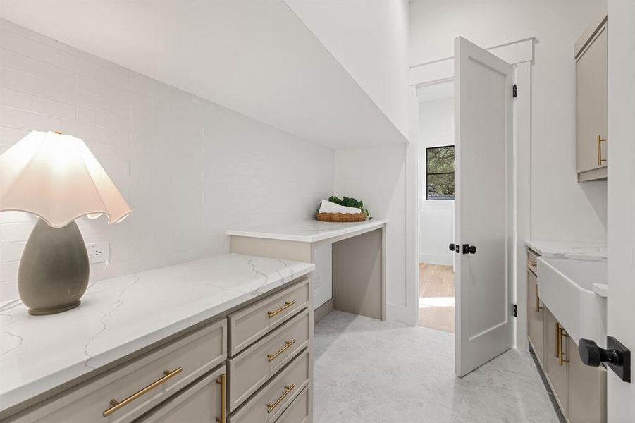 Furnished interior view inside a new home in , Dallas (Image 37).