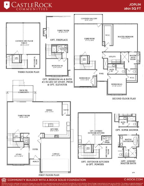 2D floor plan layout of this home in Preserve at Lakeway, Austin, TX (Image 4).
