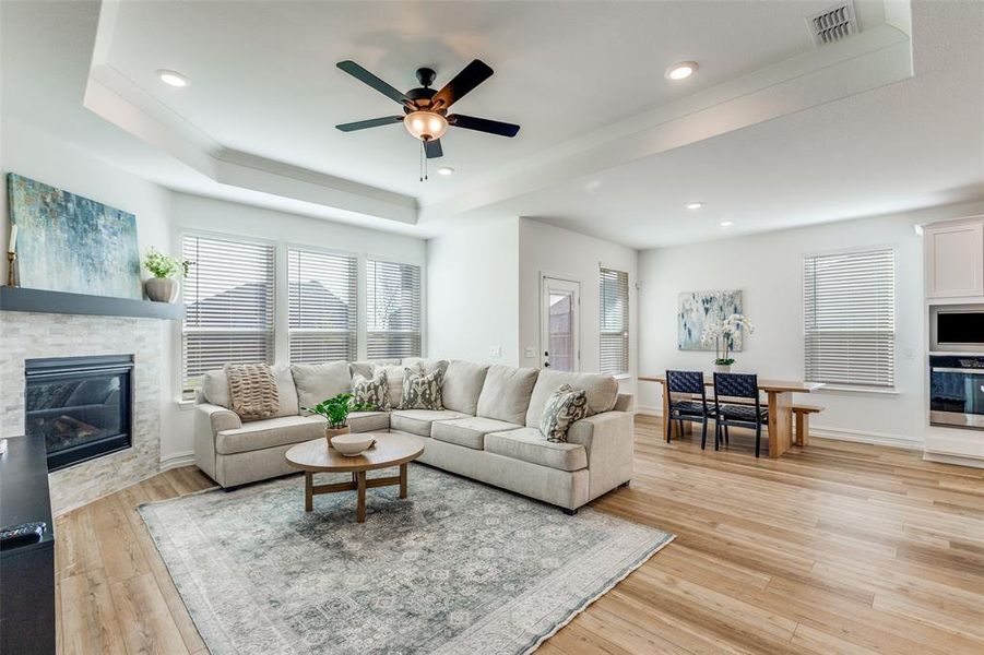 Furnished interior view inside a new home in , McKinney (Image 7).
