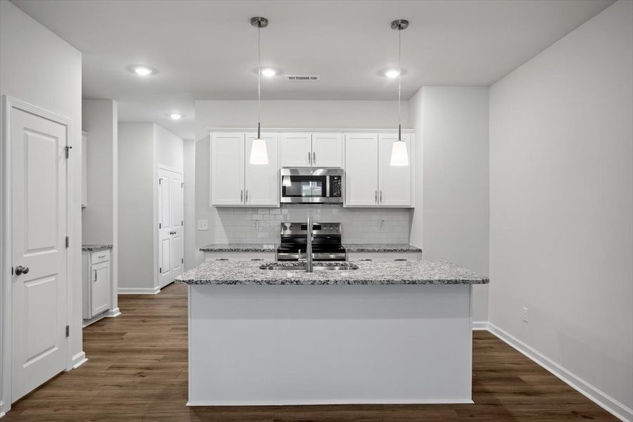 Furnished interior view inside a new home in Renaissance at White Oak, Garner (Image 6).