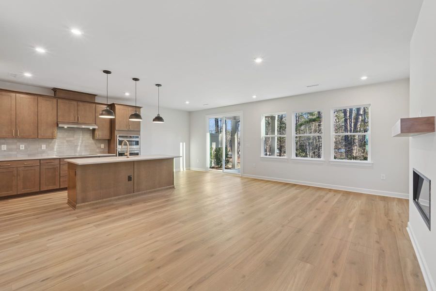Furnished interior view inside a new home in Summit At Homestead, Chapel Hill (Image 5). Furnished interior view inside a new home in Summit At Homestead, Chapel Hill (Image 5).