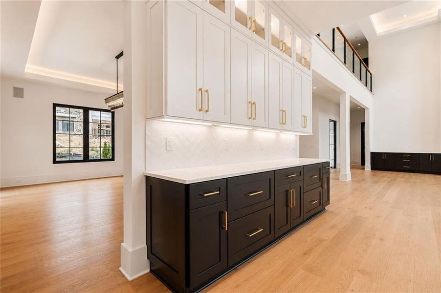 Furnished interior view inside a new home in , Alpharetta (Image 13).