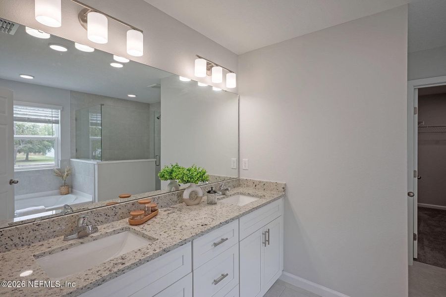 Furnished interior view inside a new home in , Jacksonville (Image 30).