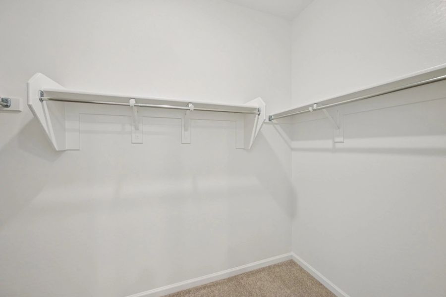 Primary walk in closet