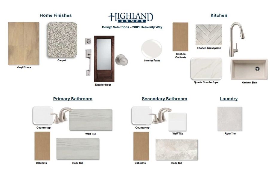Sample of building materials used in homes in Pecan Square, Northlake (Image 3).