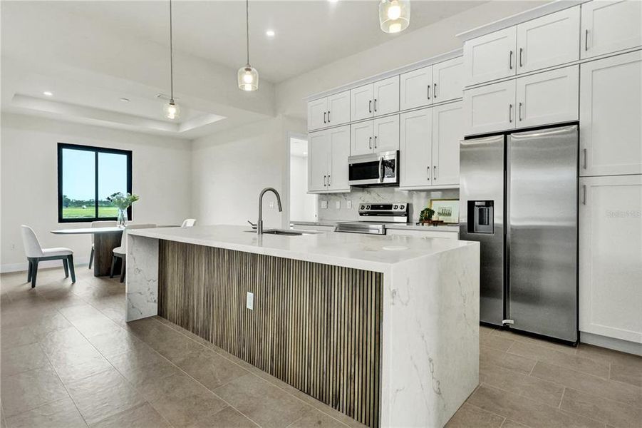 Furnished interior view inside a new home in , Cape Coral (Image 38).