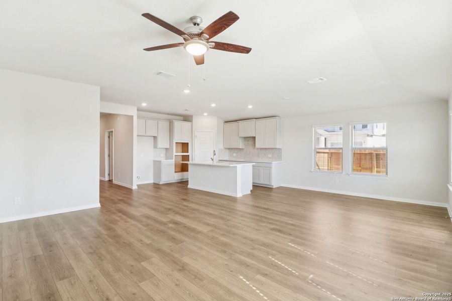 Spacious, unfurnished interior of a new home in Legendary Trails - Classic Series, Cibolo (Image 31).