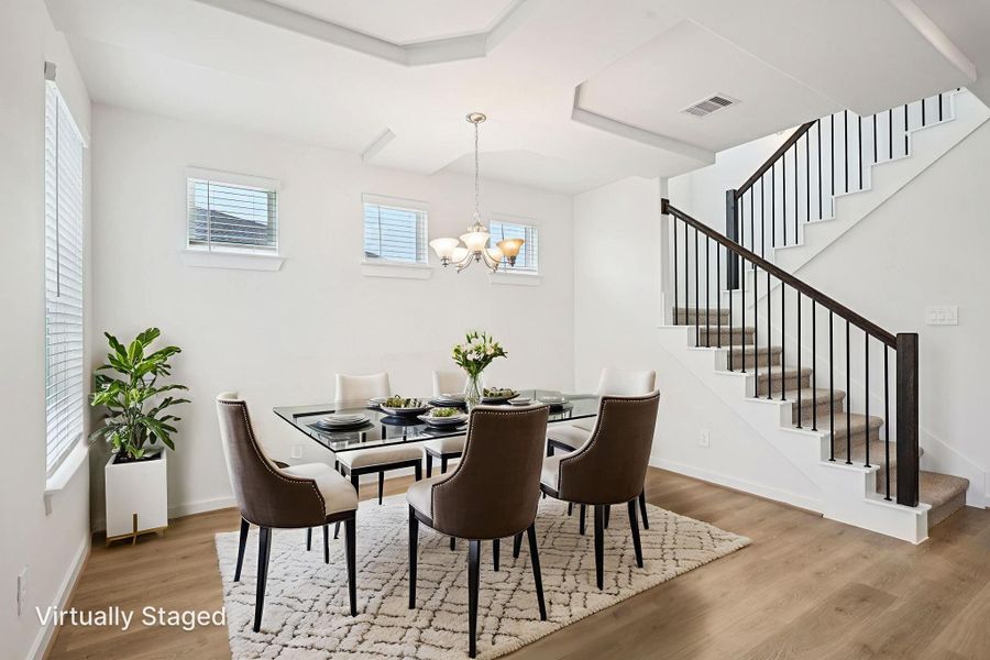 Photo is not of the actual home, but is an inspirational photo of builder’s model home and may depict options, furnishings, and/or decorator features that are not included