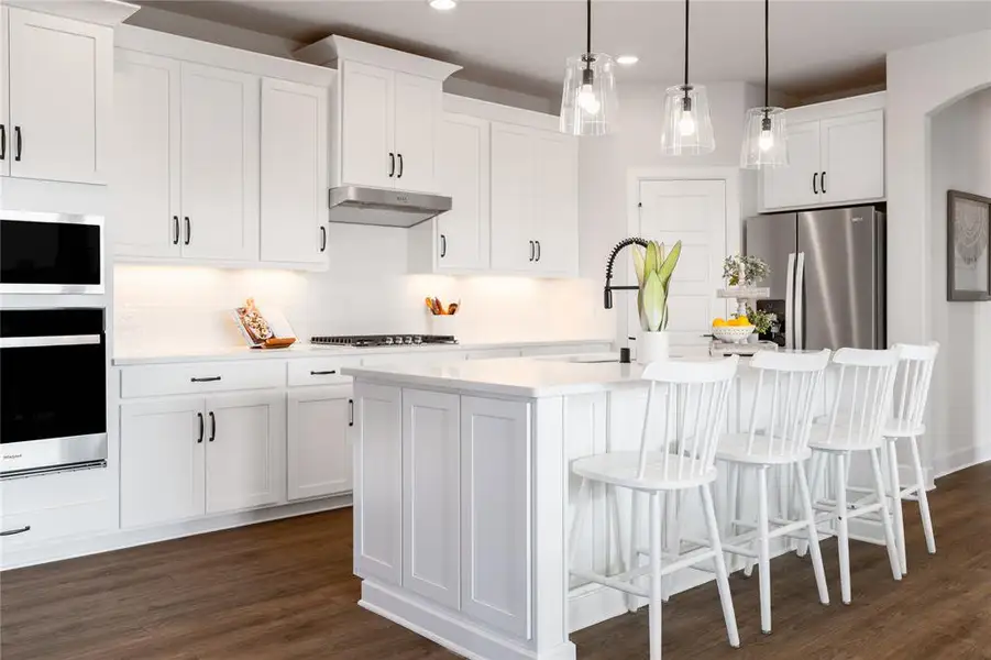 Beazer Homes Wildflower Ranch Brenham Floorplan. This is not a photo of the actual home, but is a photo of the Brenham floorplan.