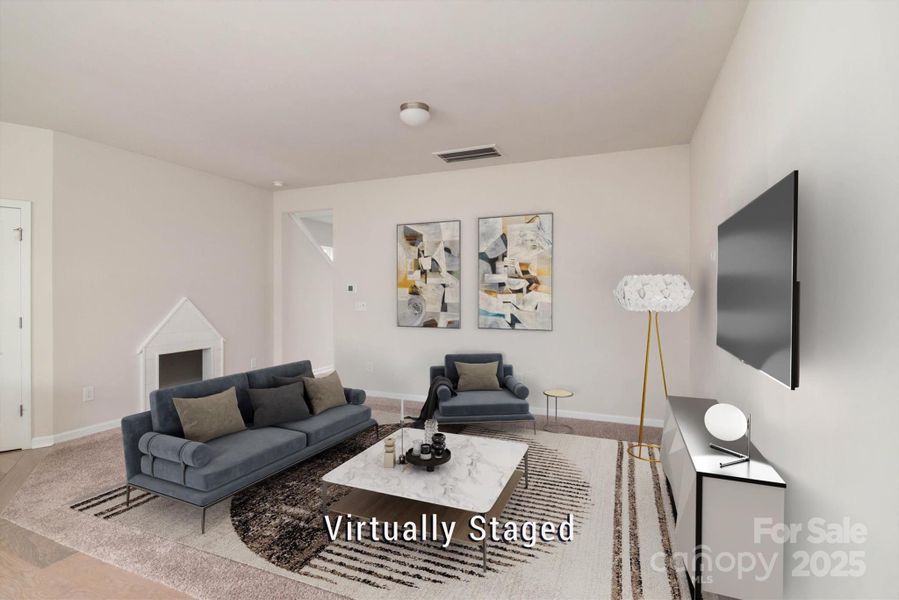 Furnished interior view inside a new home in , Charlotte (Image 7).