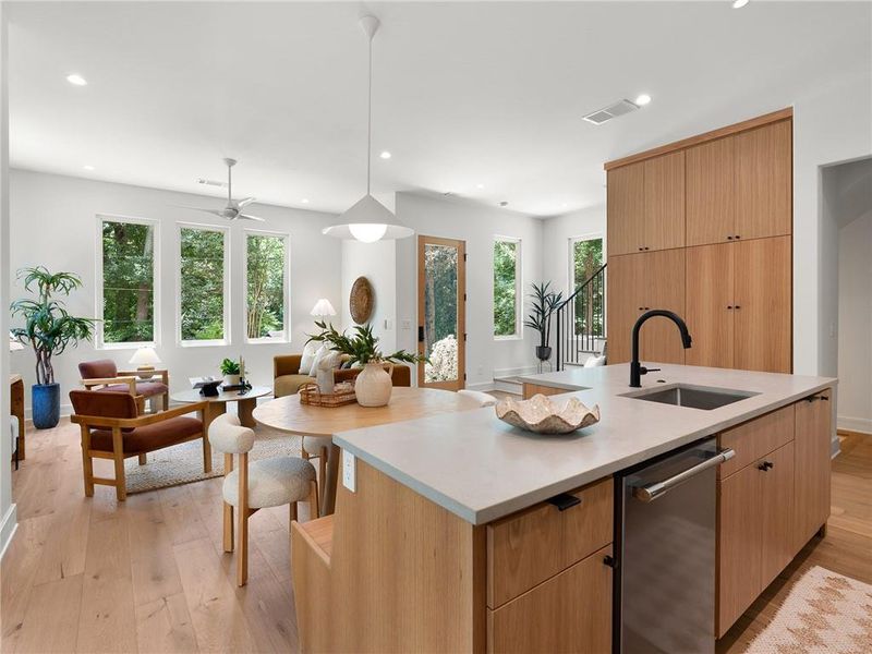 Furnished interior view inside a new home in , Decatur (Image 45).