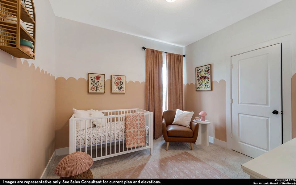 Furnished interior view inside a new home in Morgan Meadows, San Antonio (Image 23).