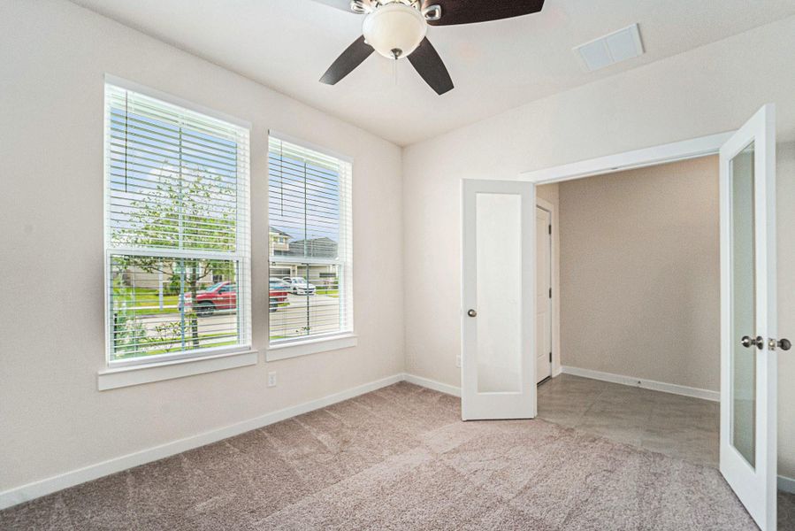 View of the entry from the office View of the entry from the office