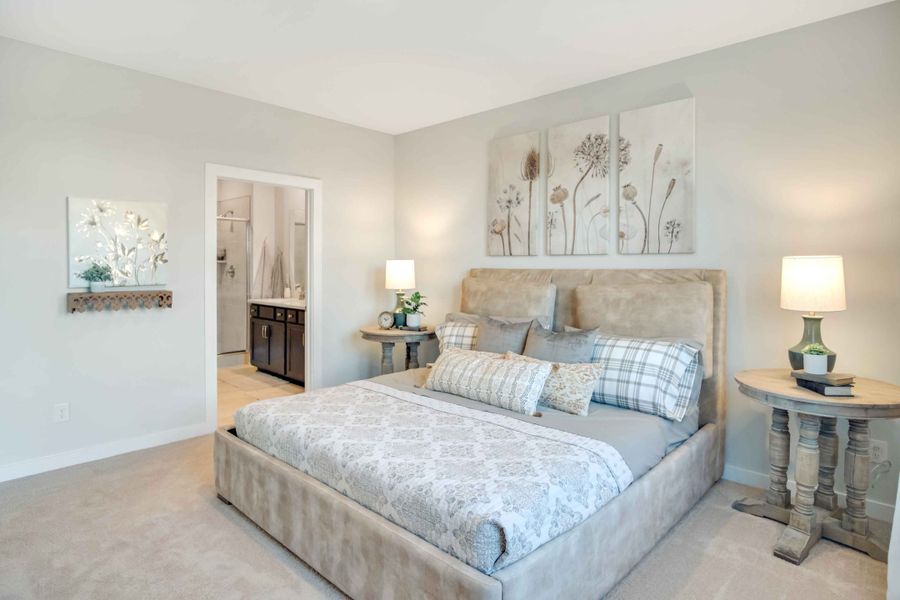 Representative furnished interior of a home built from the SEVERN by D.R. Horton in Nexus South, Gallatin (Image 11).