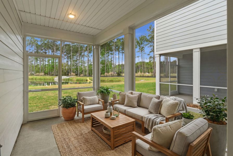 Representative exterior details of a home built from the Maxwell by Beazer Homes in Ashley Walk Townes, Charleston (Image 3).