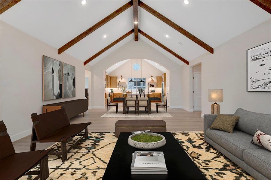 Furnished interior view inside a new home in Elevon, Lavon (Image 25).