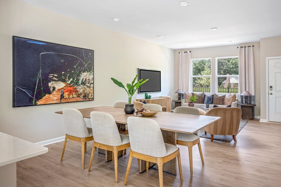 Representative furnished interior of a home built from the 1445 Modeled by KB Home in Biltmore, Raleigh (Image 6). Representative furnished interior of a home built from the 1445 Modeled by KB Home in Biltmore, Raleigh (Image 6).