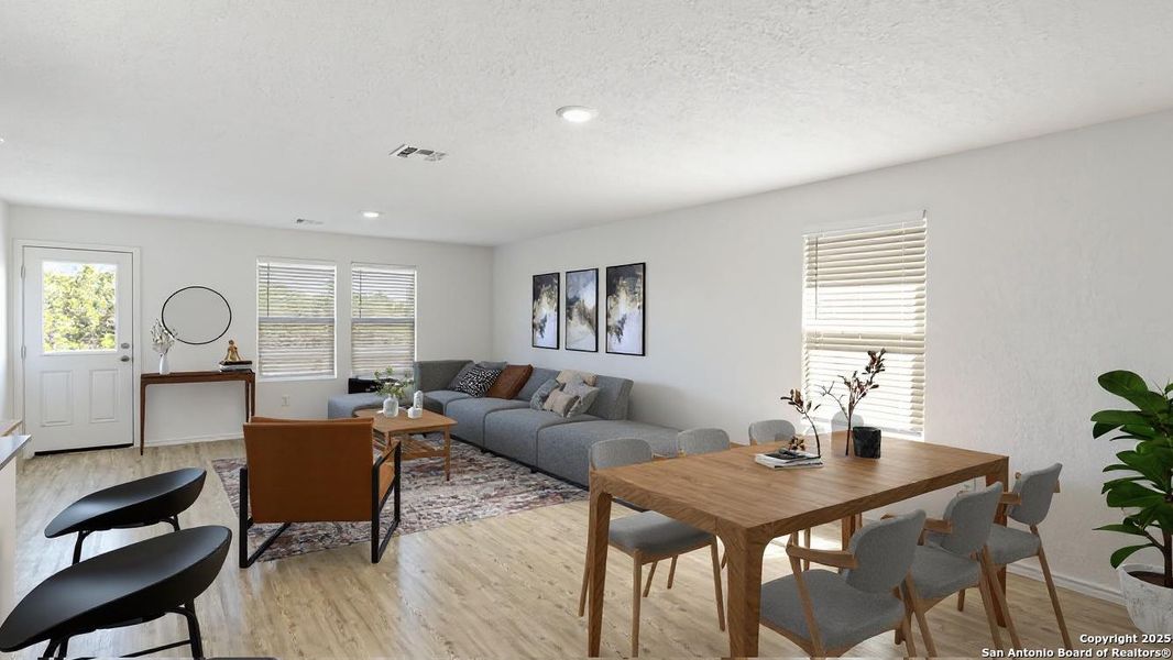 Furnished interior view inside a new home in , Bulverde (Image 8).