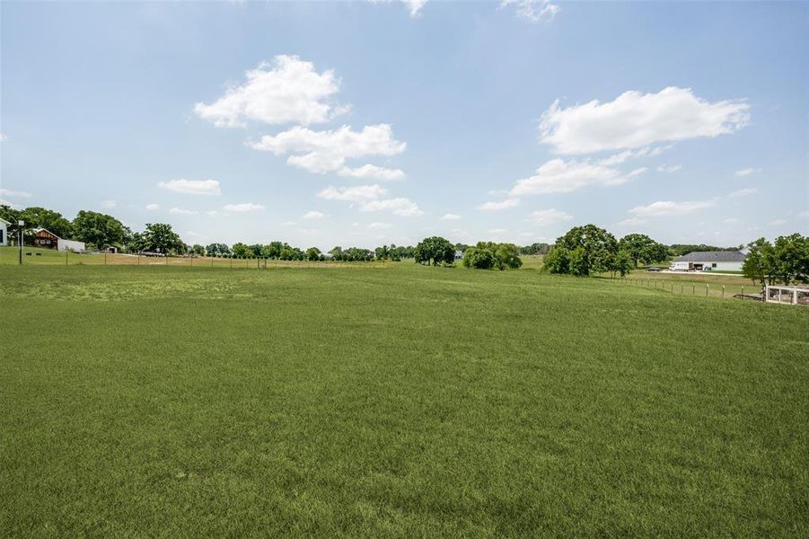 View of yard featuring a rural view