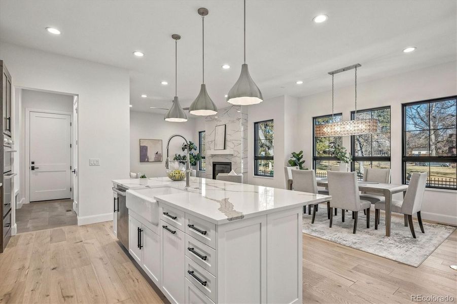 Furnished interior view inside a new home in , Denver (Image 10). Furnished interior view inside a new home in , Denver (Image 10).