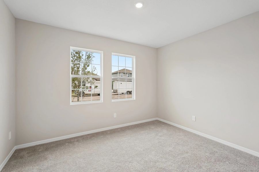 Bedroom 2 located at the front of the home