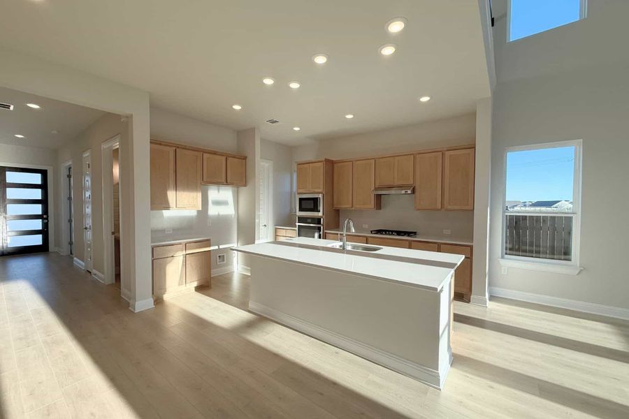 Furnished interior view inside a new home in The Grove at Blackhawk, Pflugerville (Image 10).