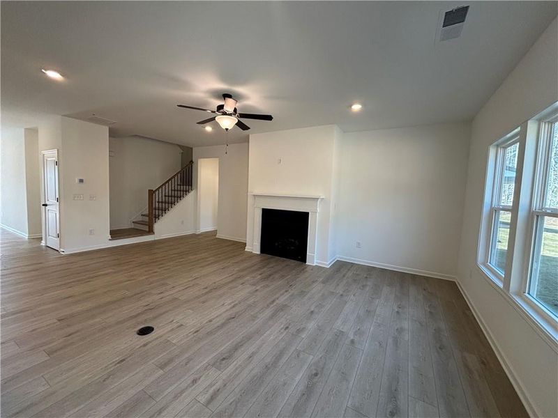 Spacious, unfurnished interior of a new home in Arbors at Richland Creek, Buford (Image 37).