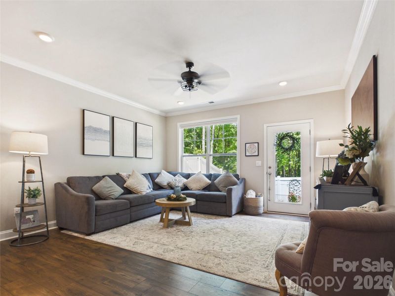 Furnished interior view inside a new home in , Sherrills Ford (Image 24).